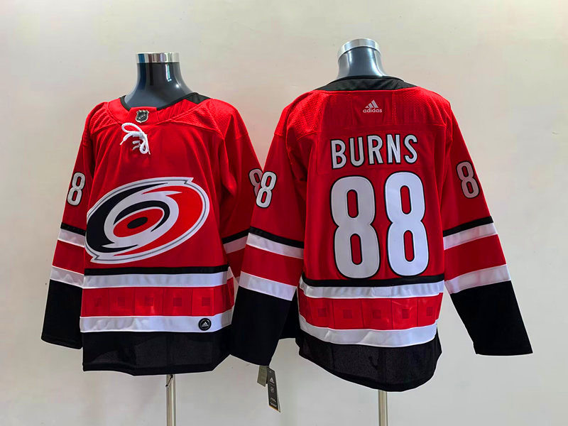 Men's Carolina Hurricanes Brent Burns #88 Red Jersey